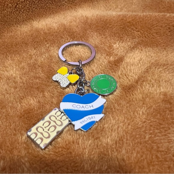 Coach Keyring bag charm excellent condition authentic - Picture 2 of 3